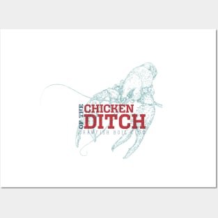 Crawfish Boil | Chicken of the Ditch Retro Vintage | Crawfish Festival | Louisiana Boil Posters and Art